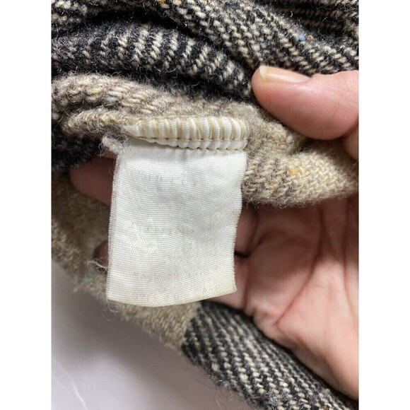 Structure Expedition Gear Shacket Plaid Shirt Medium Button Down Pockets Neutral - Picture 9 of 9